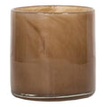 Lyric lyslykt 8x8 cm brown