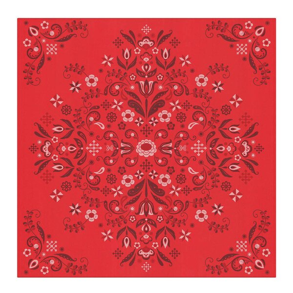 Torplyckan duk 145x145 cm rød