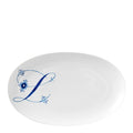 Alfabet oval tallerken L 23 cm