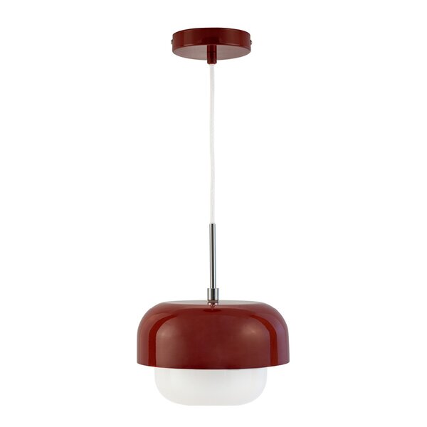 Haipot pendel 15 cm mørkerød
