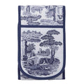 Blue Italian grytevott dobbel 18x88 cm blå/hvit