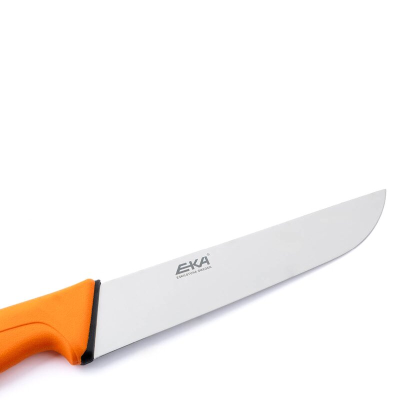 Pro slaktekniv m/bredt blad 20 cm oransje