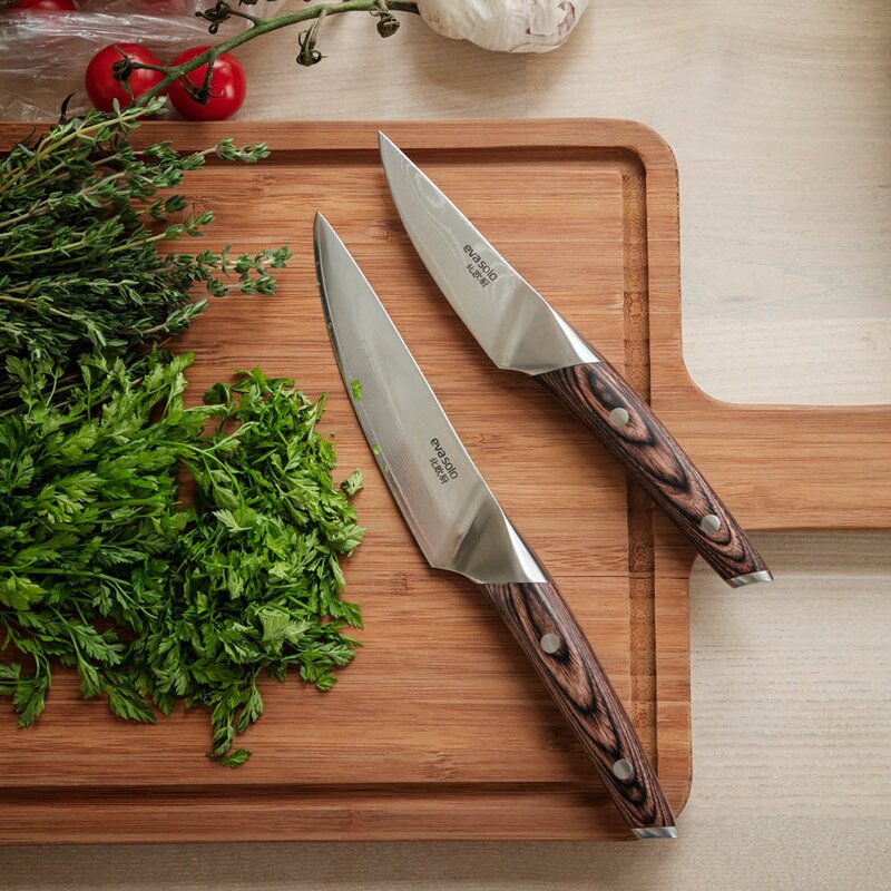Nordic Kitchen grønnsakskniv 13 cm pakkawood