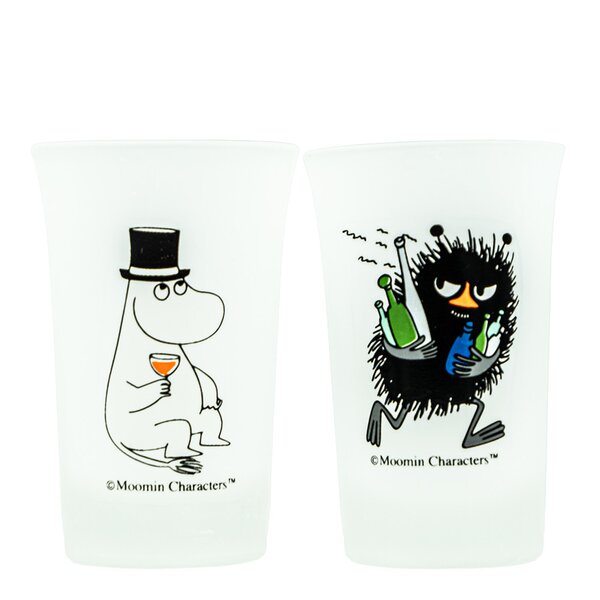 Mummi drammeglass 5 cl 2 stk mummipappa/stinky