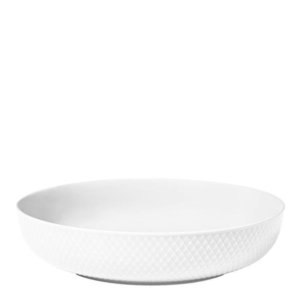 Rhombe serveringsskål 28 cm hvit