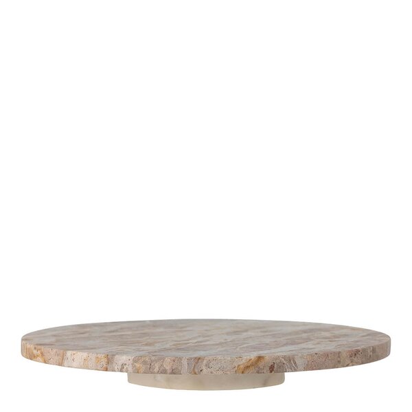 Nuni roterende fat 36 cm marmor brun