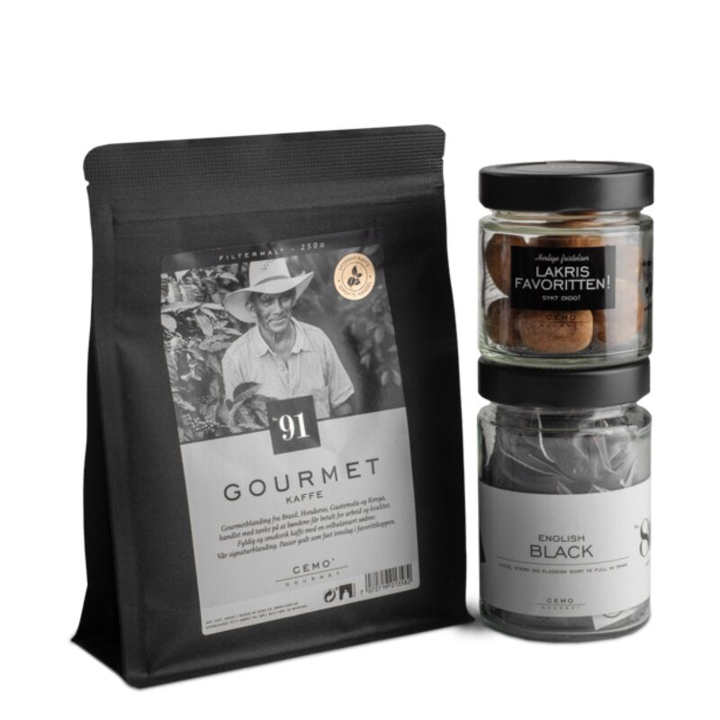 Gourmet gavesett kaffe & te