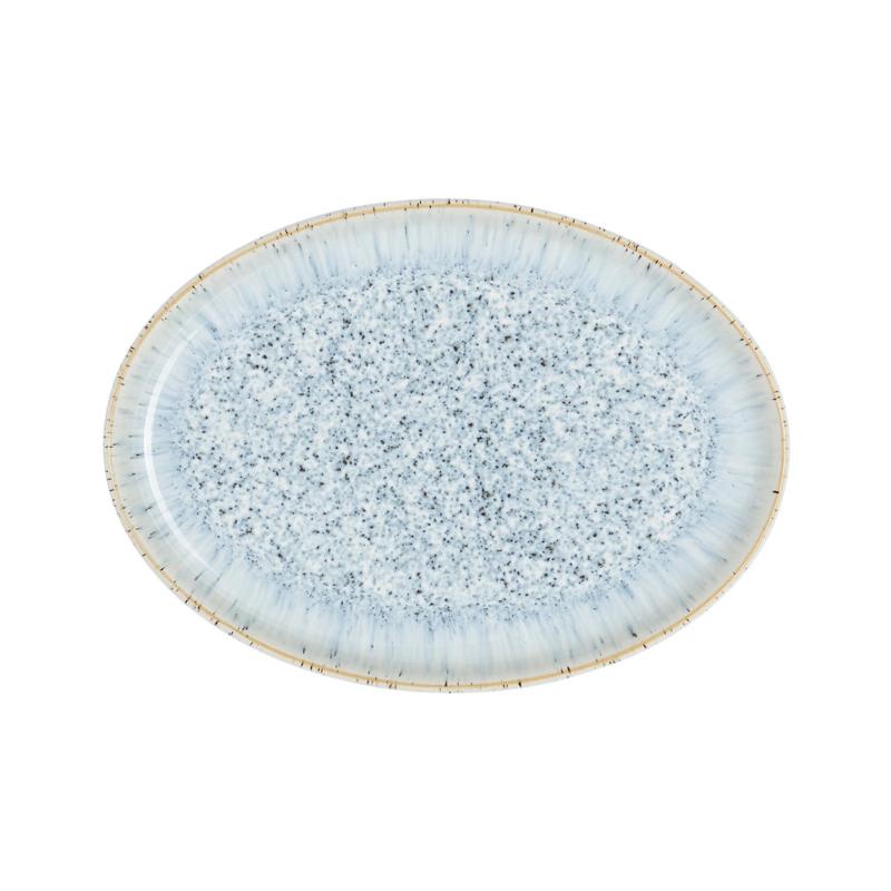 Halo Speckle serveringsbrikke oval 14x19 cm