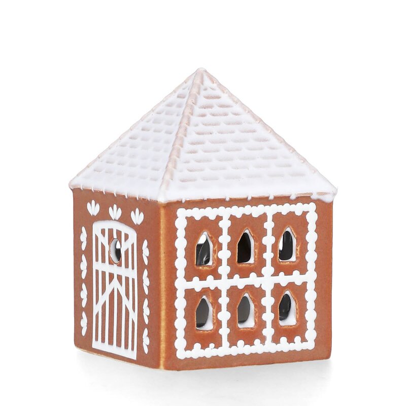 Gingerbread lyshus Hytte LED 7,5 brun