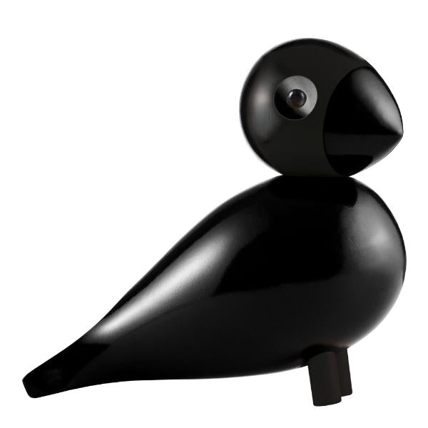 Sangfugl Ravn 15 cm svart