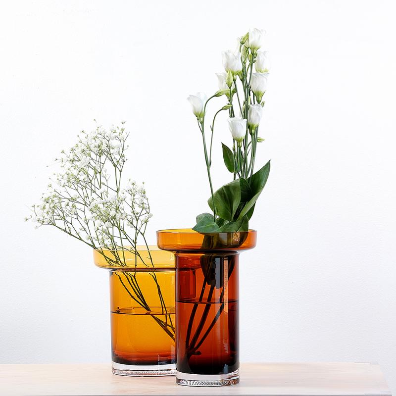 Limelight rosevase 23 cm amber