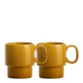 Coffee & More kaffekrus 25 cl 2 stk gul
