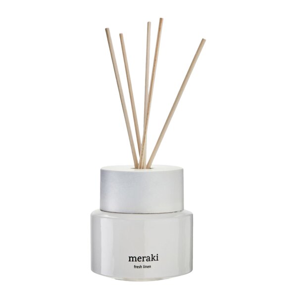 Duftpinner fresh linen 100 ml hvit