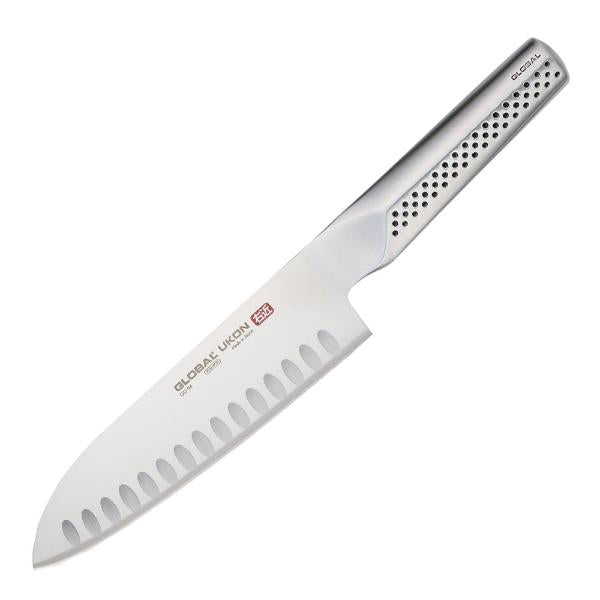 Ukon santokukniv m/luftlommer 18,5 cm