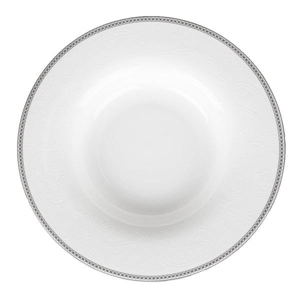 Silver Paisley pastatallerken 26 cm