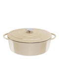 Lov oval gryte 34 cm/7,2L beige