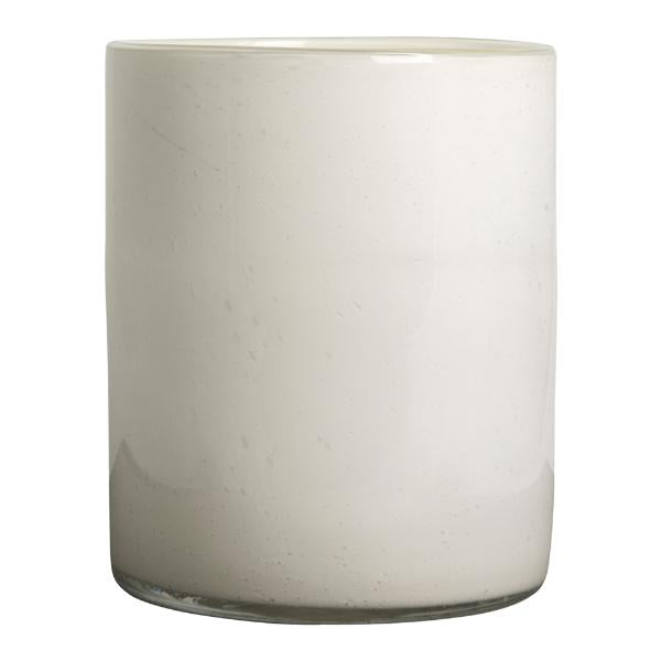 Calore vase/lyslykt 20x24 cm hvit