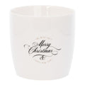 Krus merry christmas 30 cl hvit
