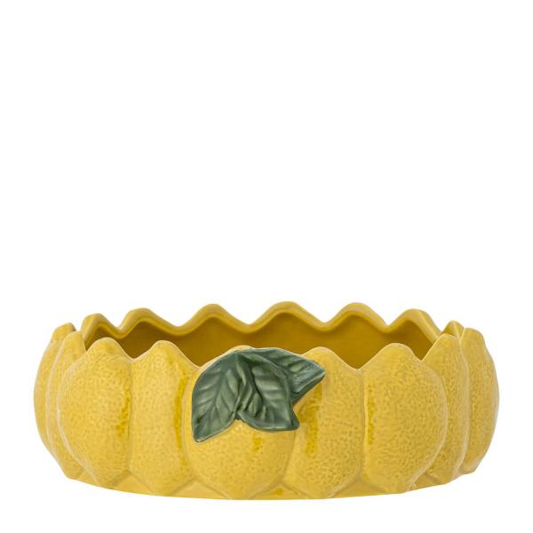 Limone skål 21 cm gul