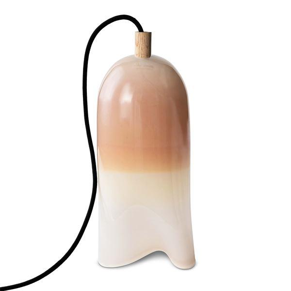 Klem lampe stor 37 cm pearl