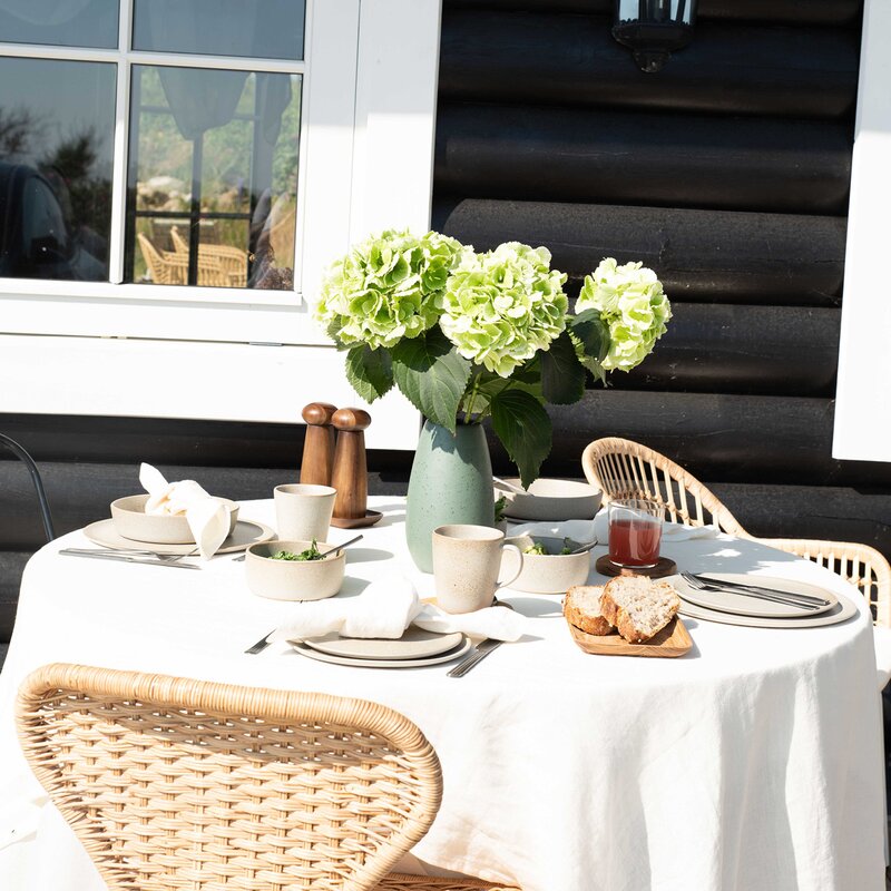 RAW krus med hank 35 cl sandy beige