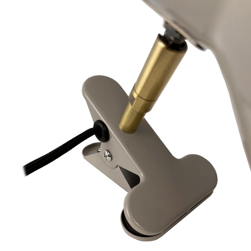 Sleep vegglampe med klemme 16 cm beige