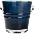 The bucket lykt/vase 16 cm blå