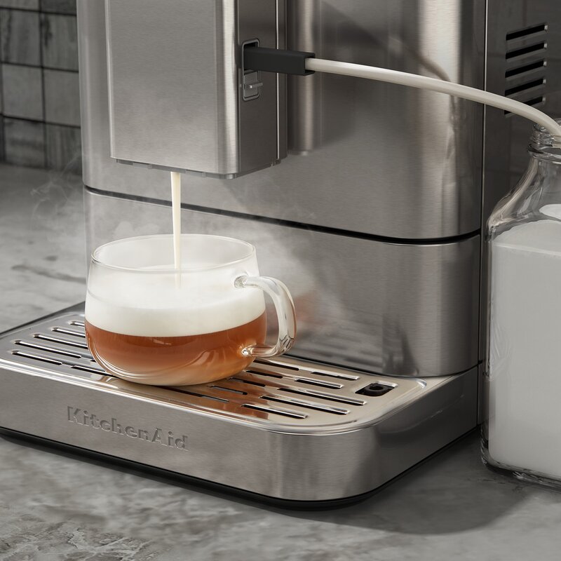 Espressomaskin helautomatisk KF6 rustfritt stål