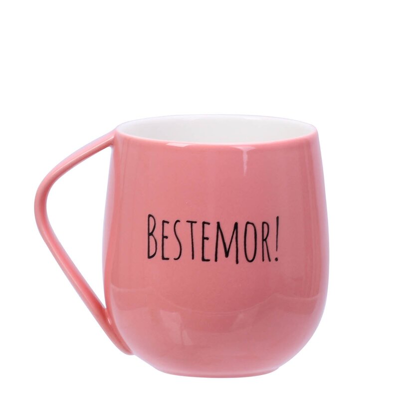 Krus 40 cl bestemor rosa
