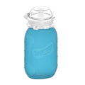 Snacker drikkeflaske/klemmepose 177 ml clear blue