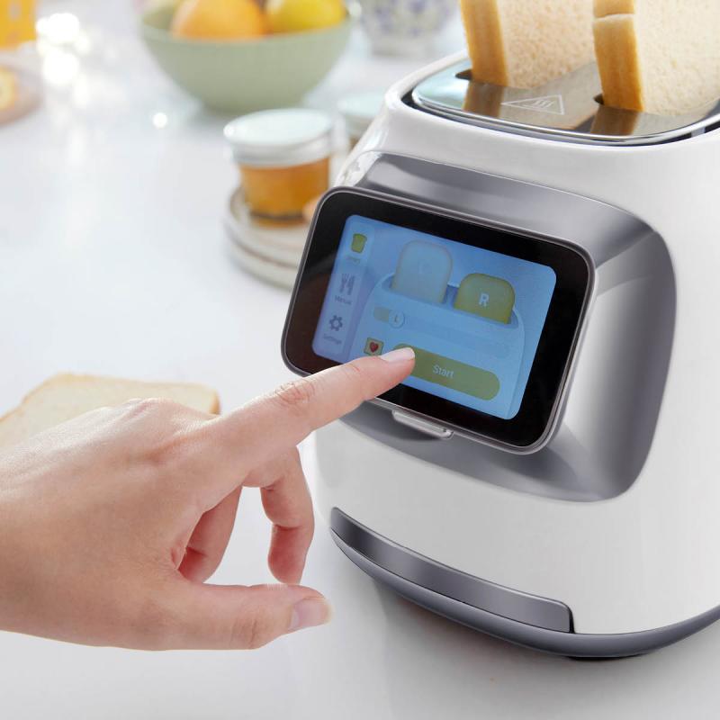 Toasty One digital brødrister 2 skiver hvit