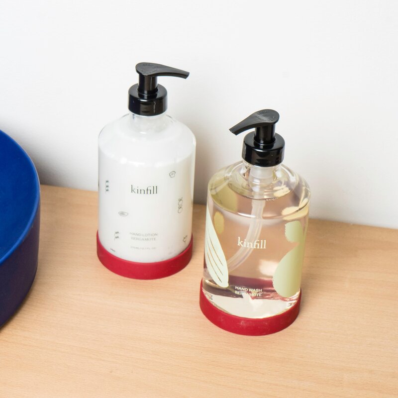 Håndkrem med glassdispenser 375 ml bergamote