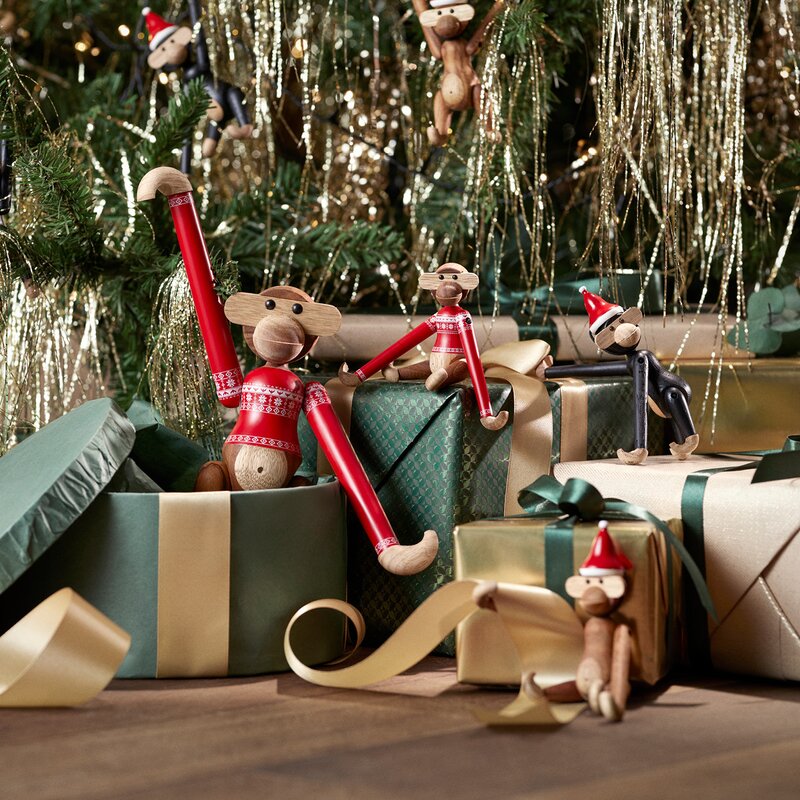 Ape christmas jumper 2024 liten teak/limba