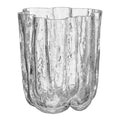 Crackle vase 12 cm klar