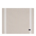 Icons stripete oxfordserviett 40x50 cm beige/hvit
