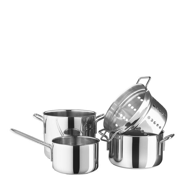 Stainless Steel grytesett 4 deler