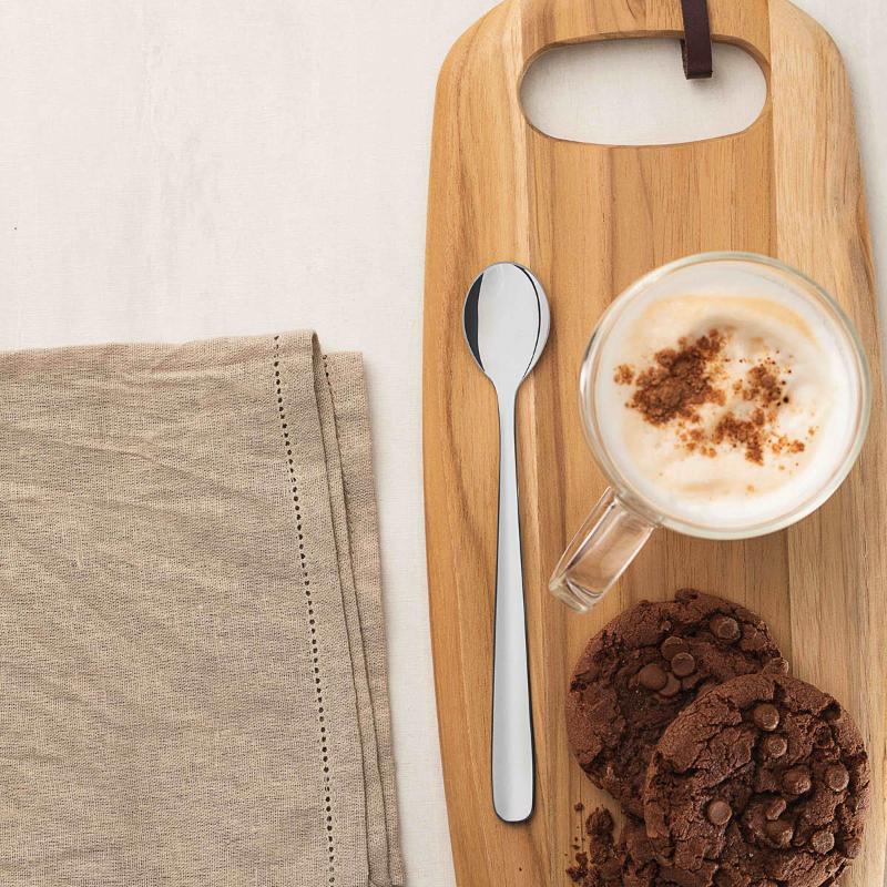 Essentials latteskje 6 stk blank