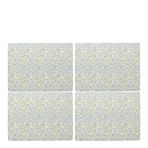Morris & Co bordbrikke Willow Bough 4 stk flerfarget
