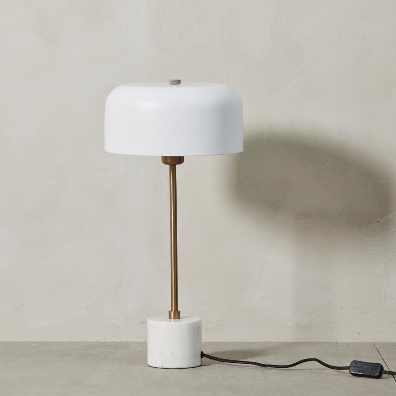 Sofillia bordlampe 53 cm hvit/lys gull