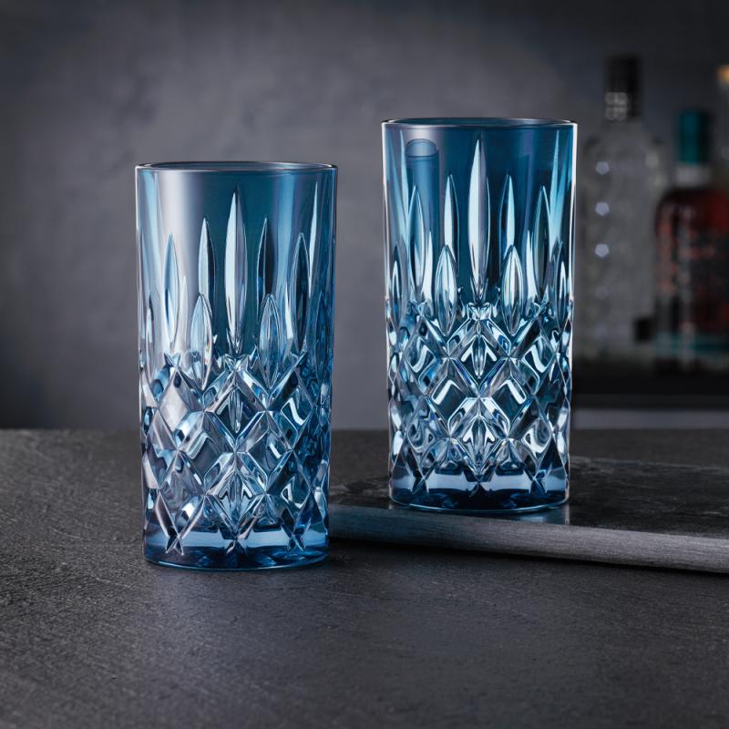 Noblesse Colour longdrinkglass 39,5 cl 2 stk vintage blue