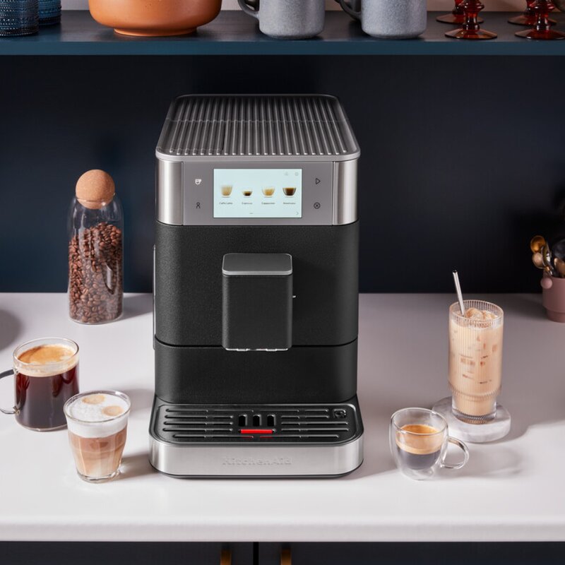 Espressomaskin helautomatisk KF8 cast iron black