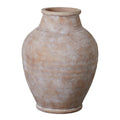 Anna vase 40,5 cm antikk lys brun