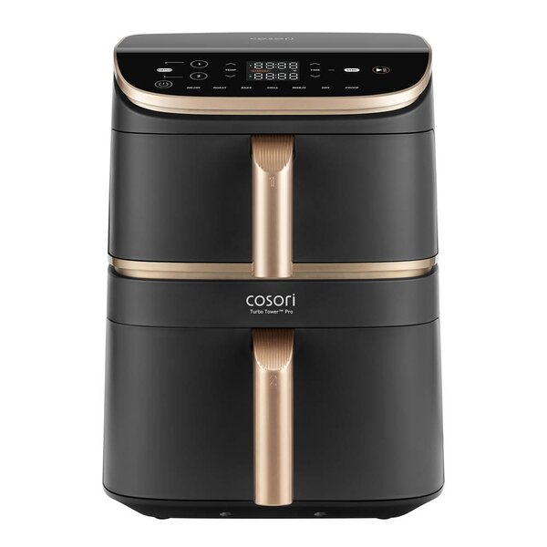 Turbo Tower Pro airfryer 10,8L mørk grå/roségull