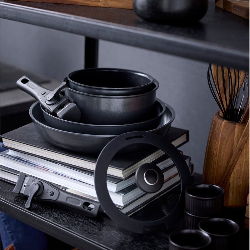 Grytesett avtakbart håndtak 1,1/2,4L aluminium/keramisk