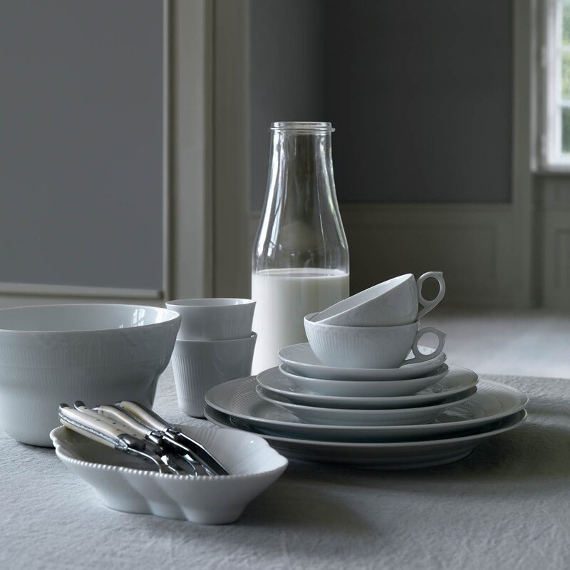 White Elements serveringsfat 23 cm