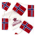 Nordic way flaggrekke store flagg 3 m