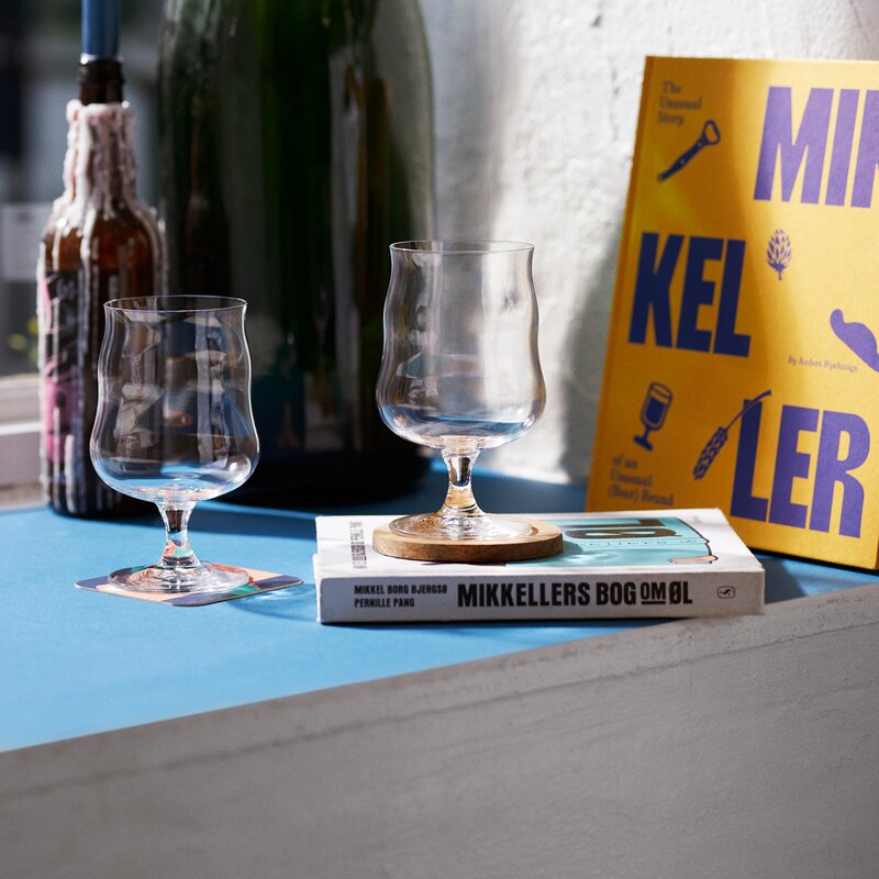 Mikkeller ølglass universal 40 cl 2 stk klar