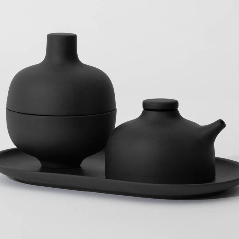 Sand Secrets ovalt fat black clay