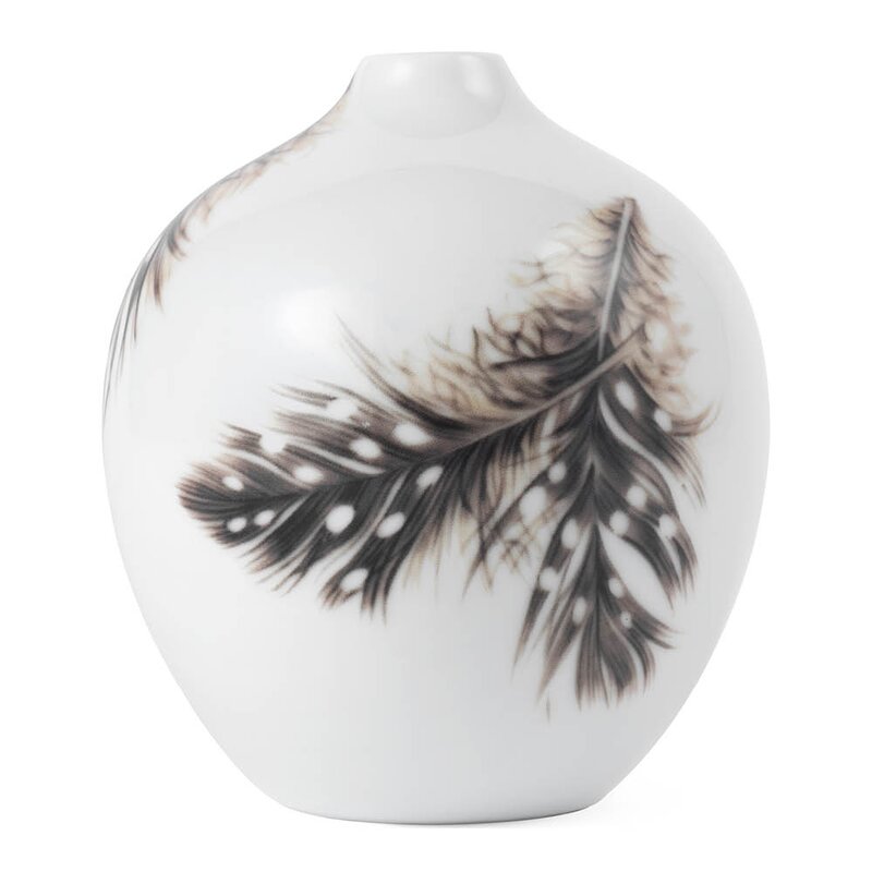 Vårkolleksjon vase 2025 perlehøne 13 cm