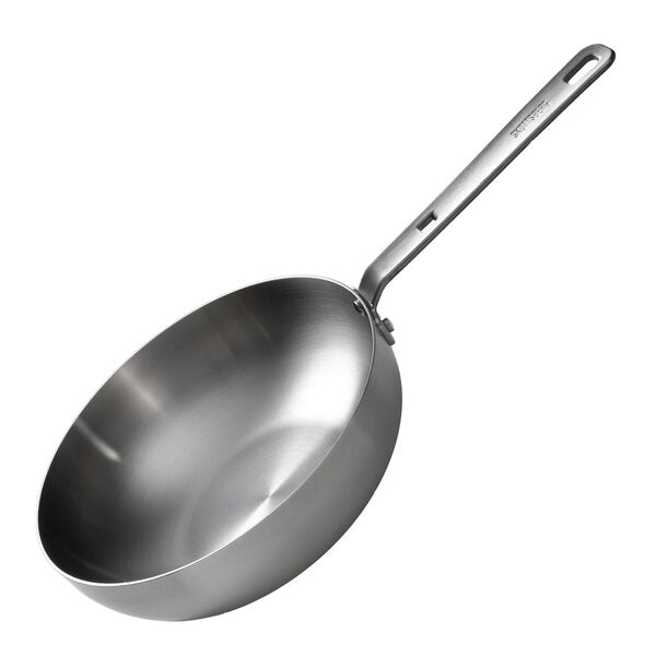 Wokpanne i stål 28 cm